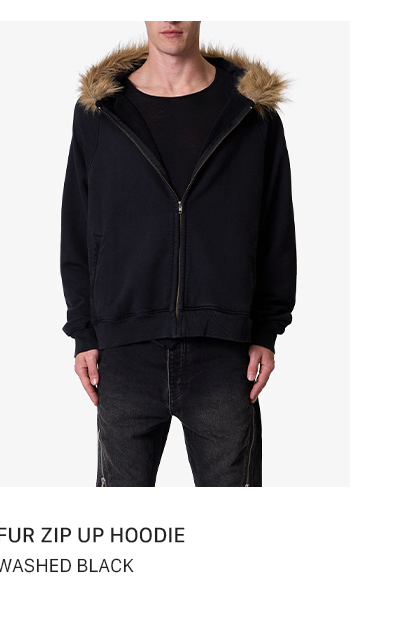 fur zip up