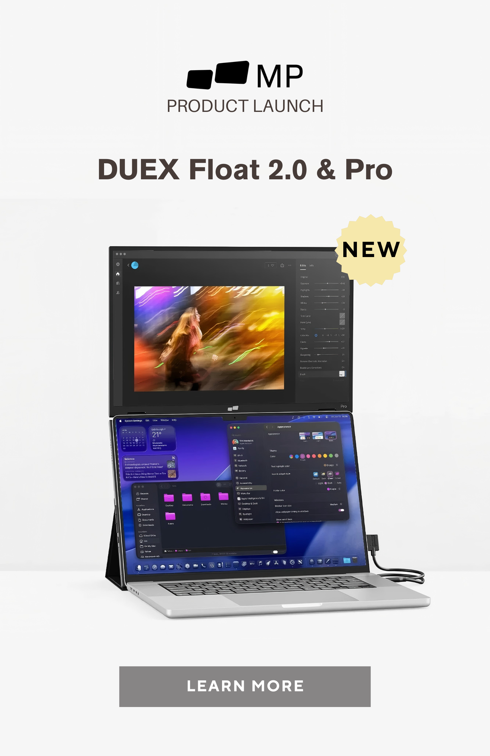 Mobile Pixels DUEX Float Monitor