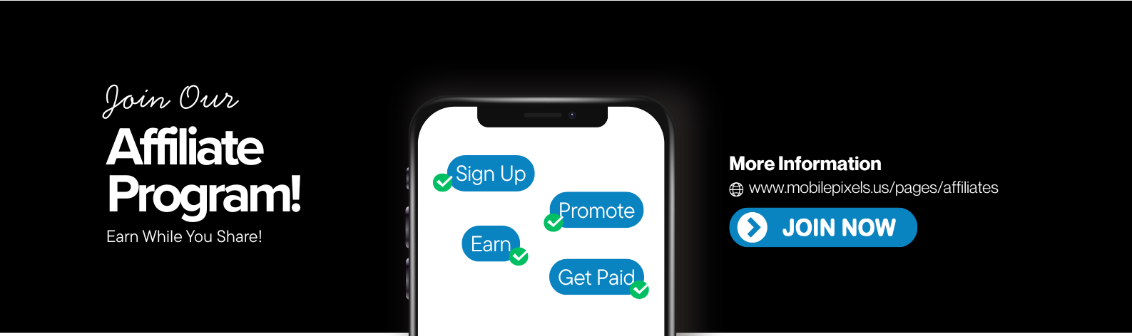 Mobile Pixels affiliate program