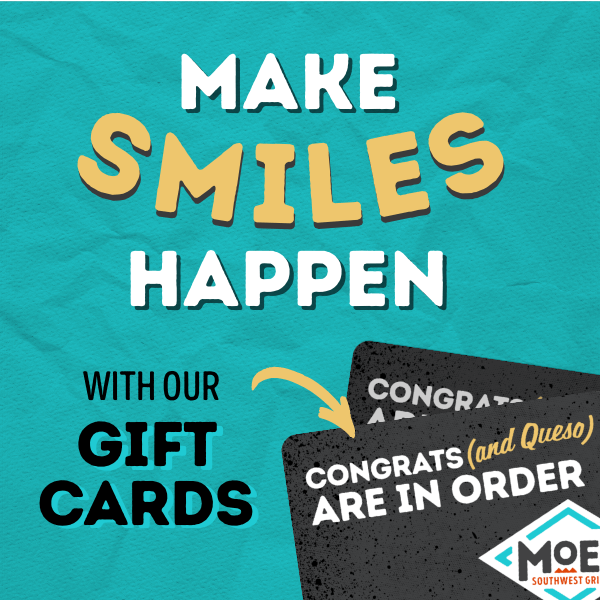 Smiles Happen with our Gift Cards