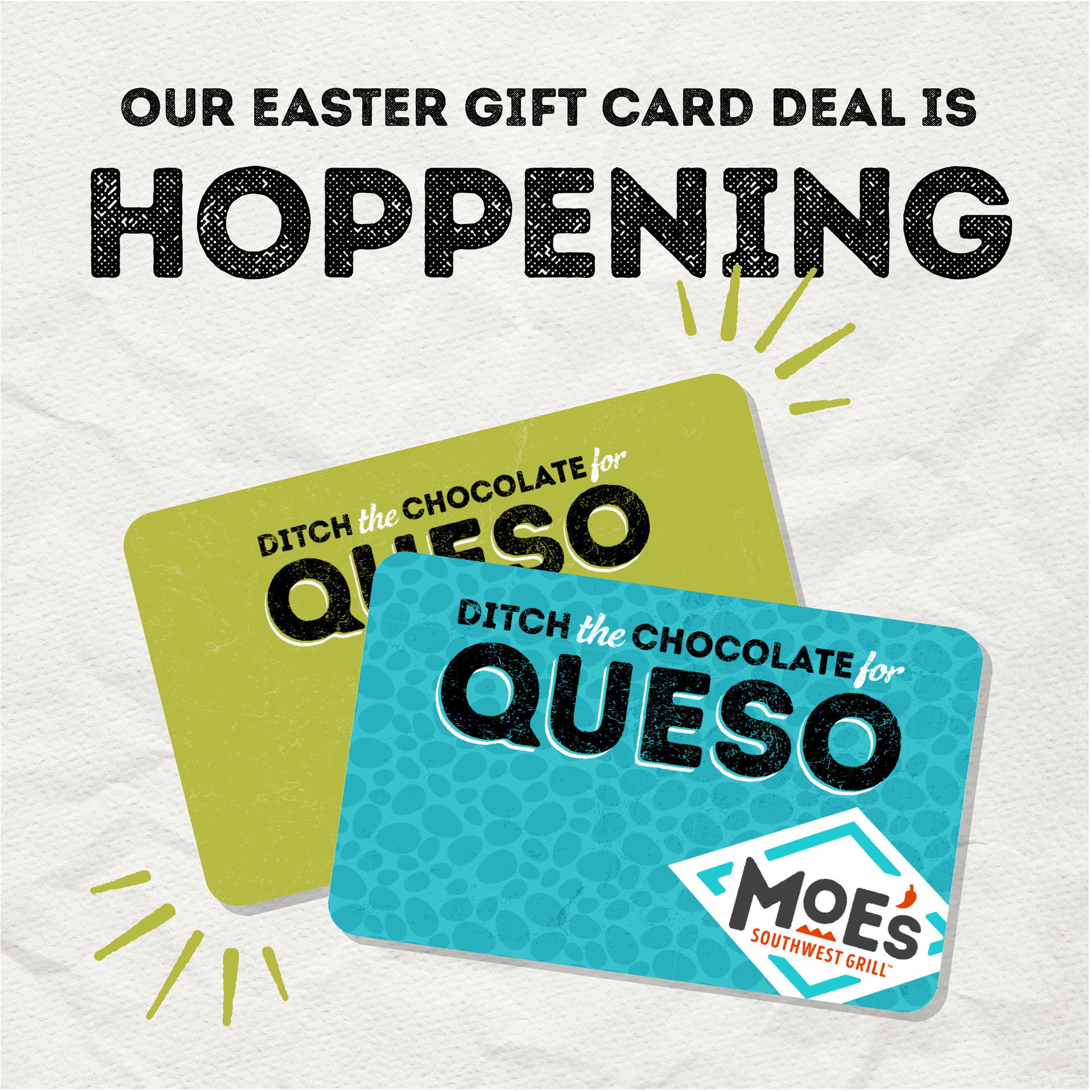 Our Easter Gift Card Deal is Hoppening