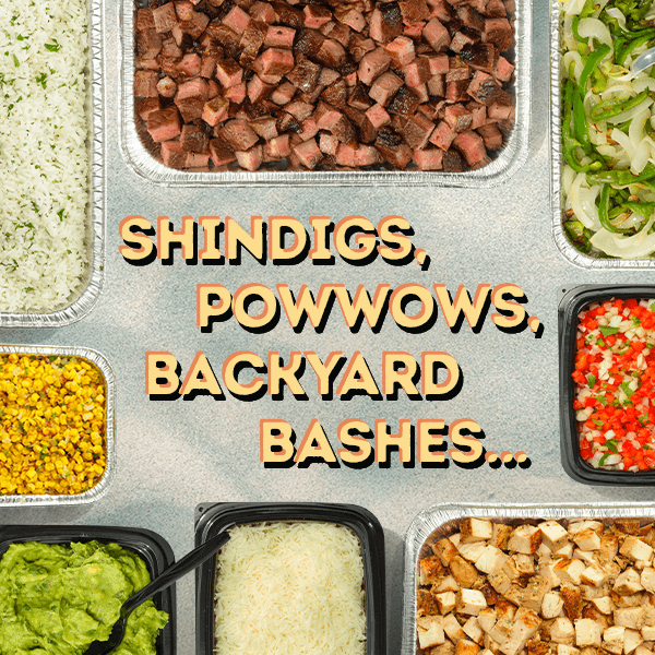 Shindigs, powwows, backyard bashes...
