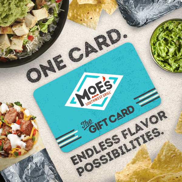 One card. endless flavor possibilities. 