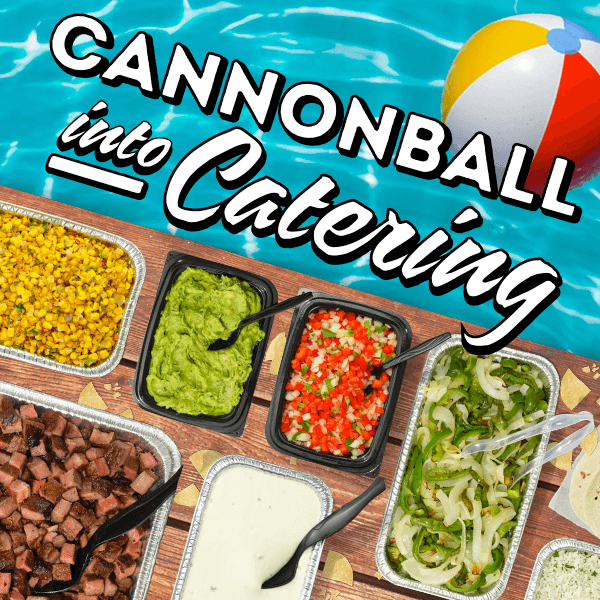 Cannonball into catering