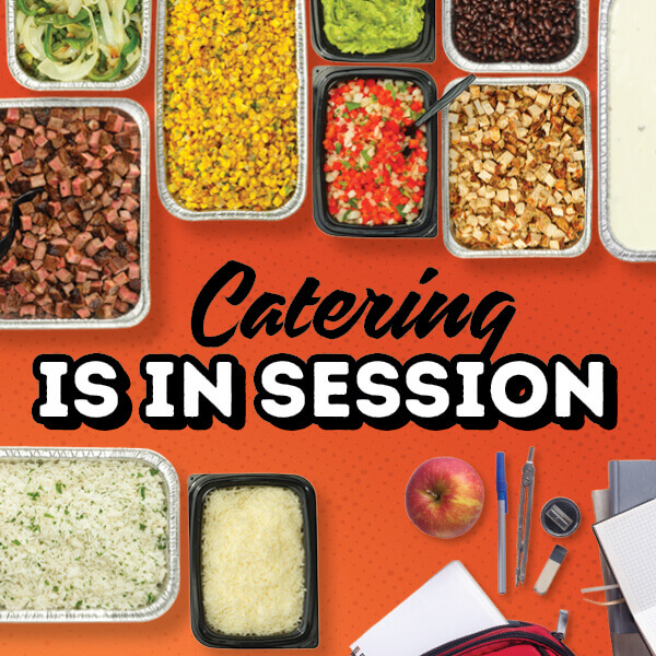 Catering is in session