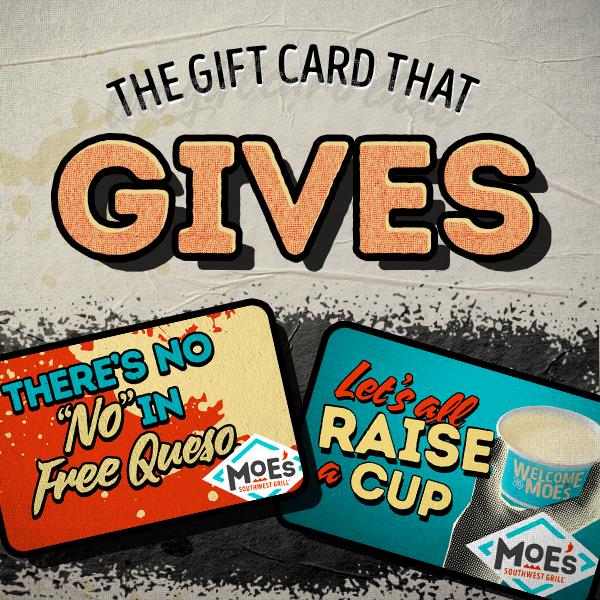 The gift card that gives