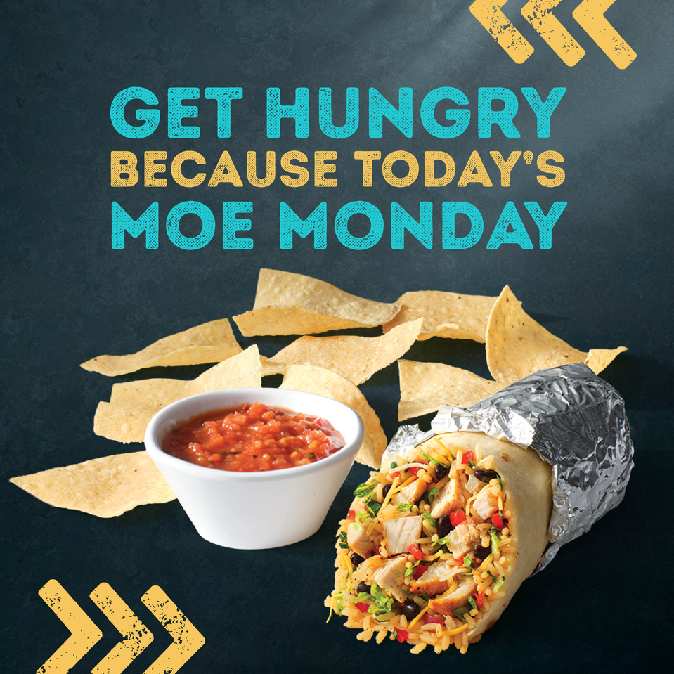 GET HUNGRY BECAUSE TODAY'S MOE MONDAY