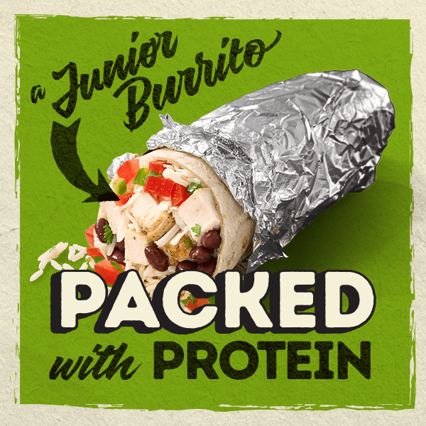 A Junior Burrito Packed with Protein