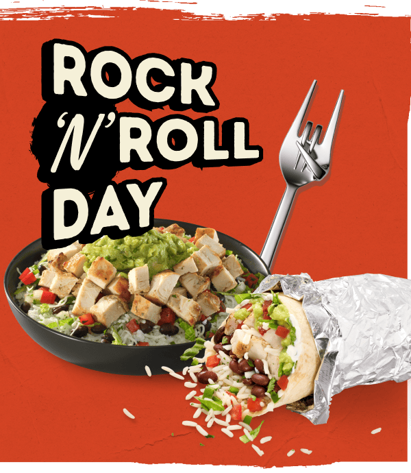 Rock 'N' Roll Day — BOGO Entrées
