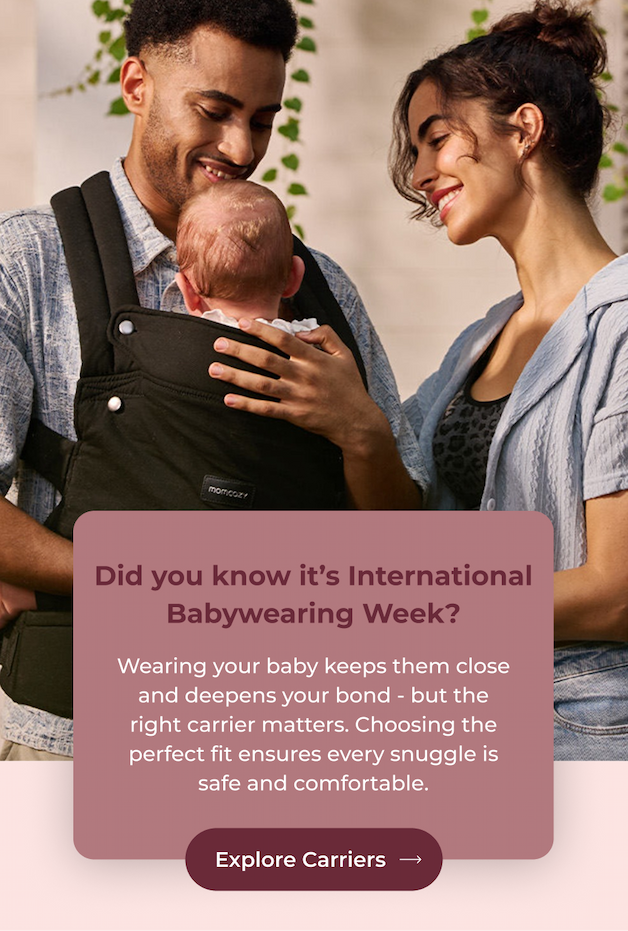 Did you know it’s International Babywearing Week?  Wearing your baby keeps them close and deepens your bond - but the right carrier matters. Choosing the perfect fit ensures every snuggle is safe and comfortable.  Explore Carriers