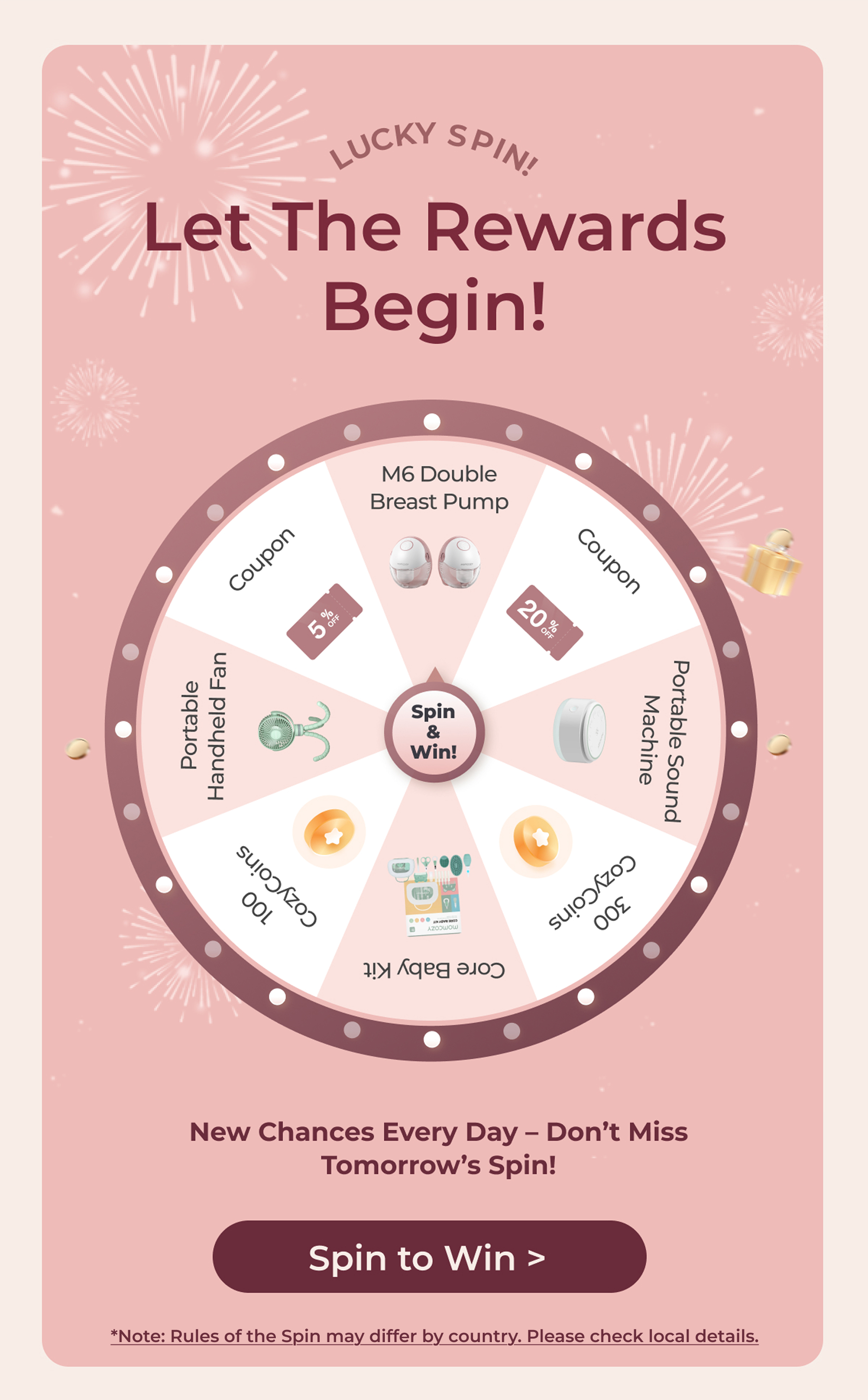 Lucky Spin! Let the Rewards Begin!