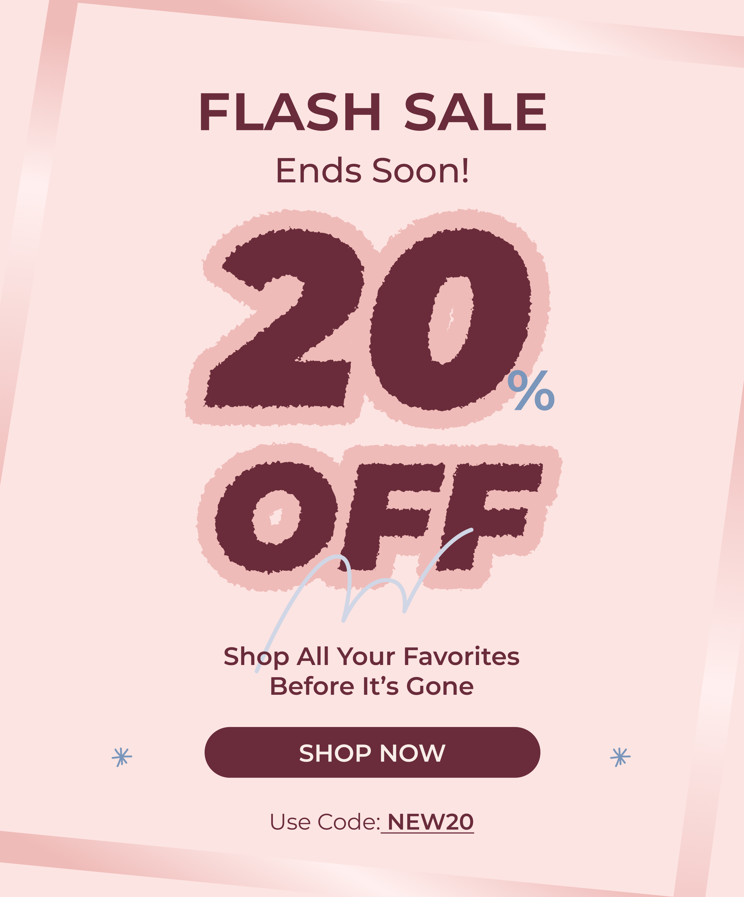 FLASH SALE ENDS TODAY