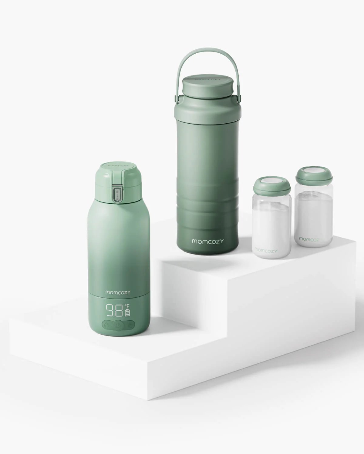 Image of On-the-Go Bundle: Portable Milk Warmer + 22oz Milk Cooler