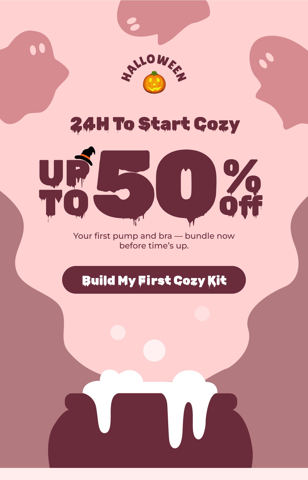Up to 50% Off — 24H to Start Cozy