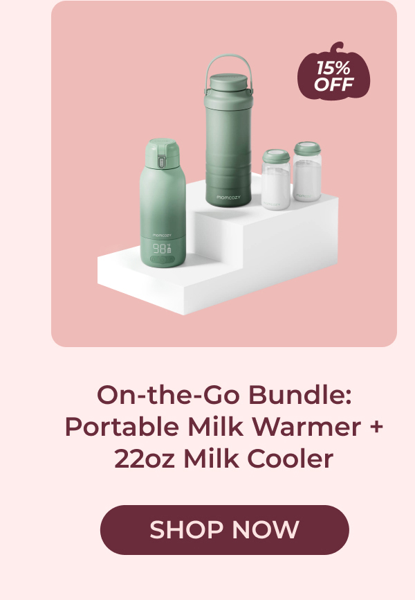 On-the-Go Bundle: Portable Milk Warmer + 22oz Milk Cooler