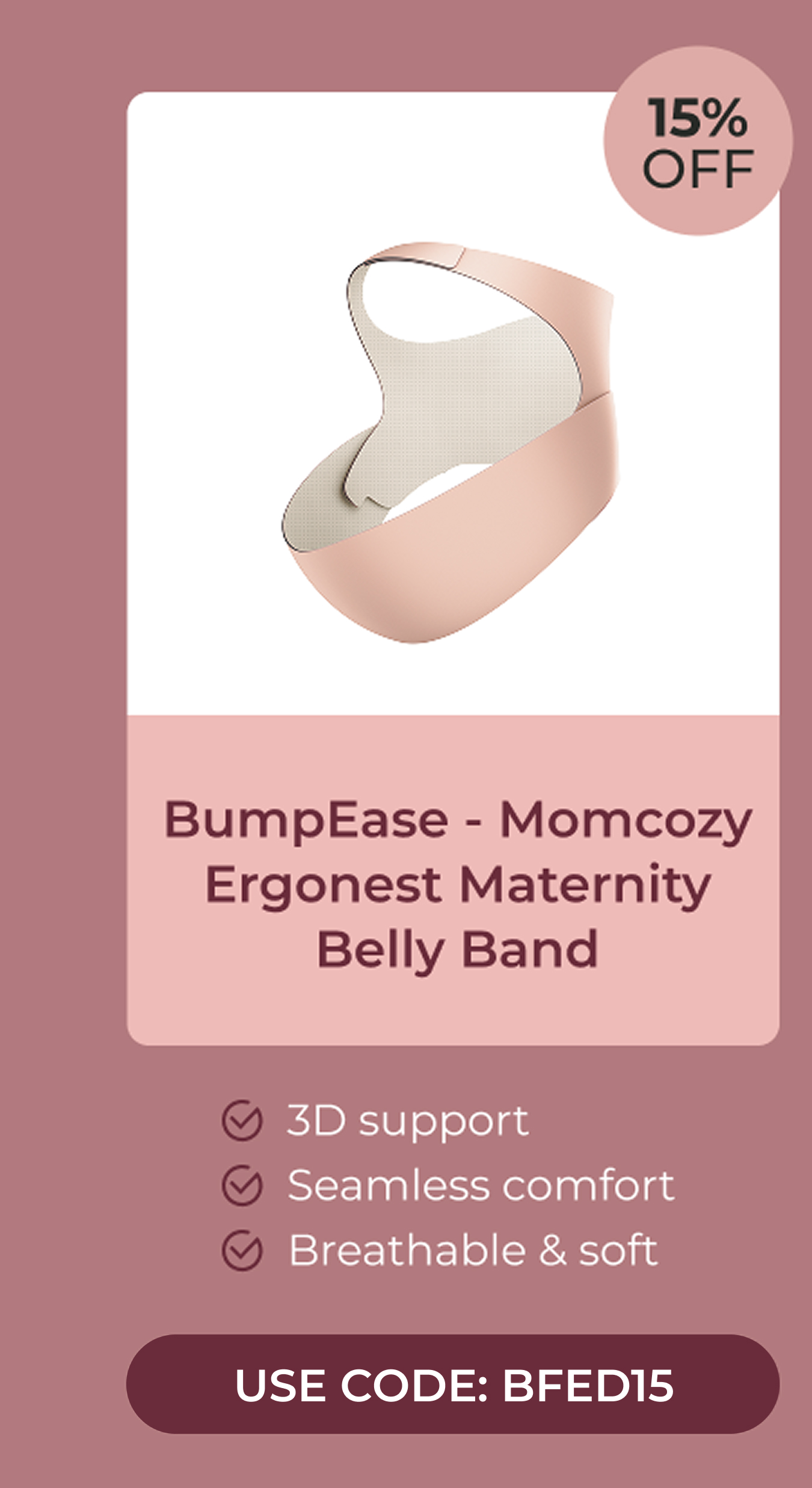 BumpEase - Momcozy Ergonest Maternity Belly Band
