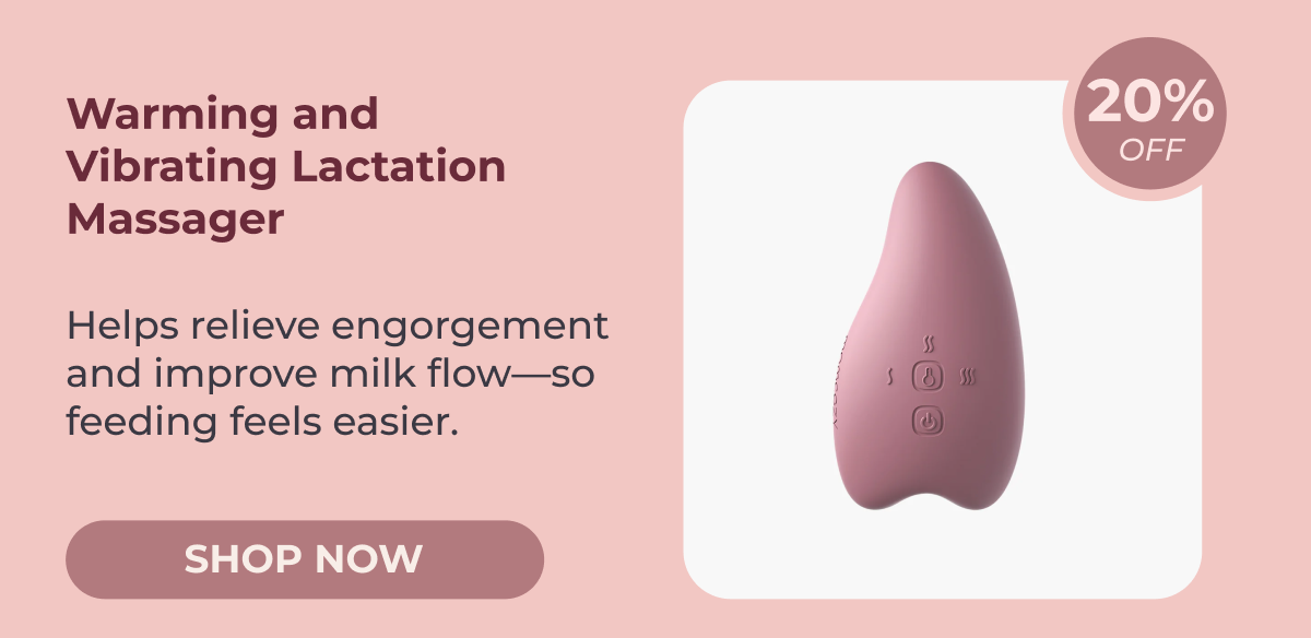 Warming and Vibrating Lactation Massager