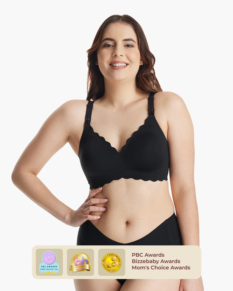 Image of Jelly Strip Seamless Nursing Bra YN46