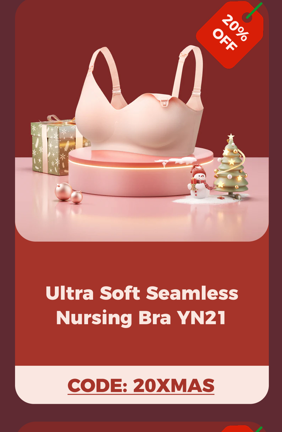 Ultra Soft Seamless Nursing Bra YN21