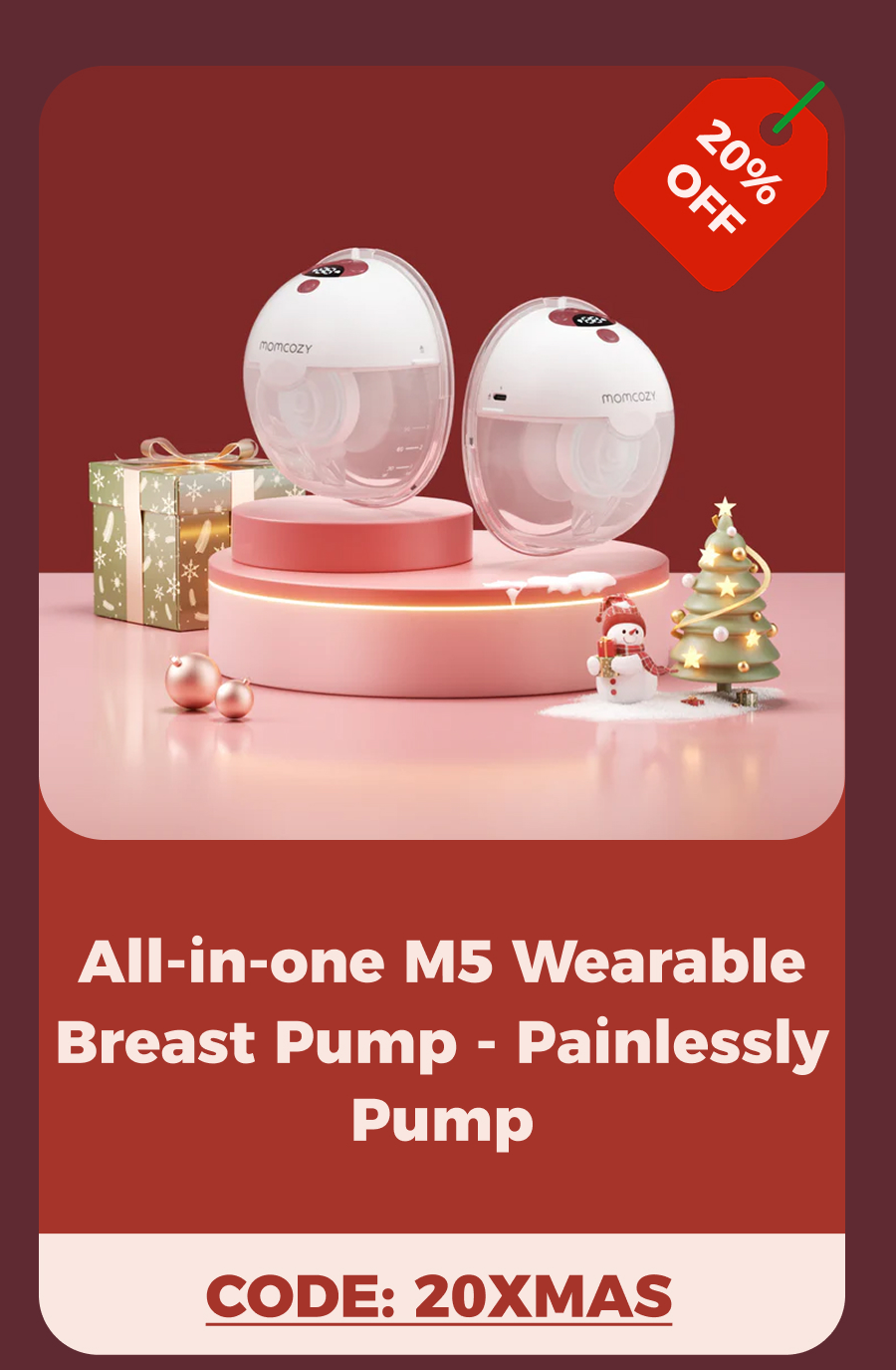 All-in-one M5 Wearable Breast Pump - Painlessly Pump