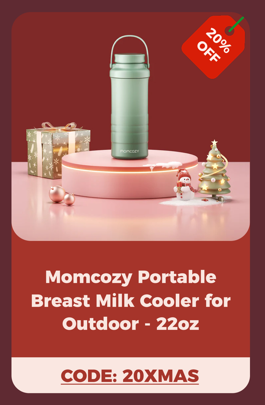 Momcozy Portable Breast Milk Cooler for Outdoor - 22oz
