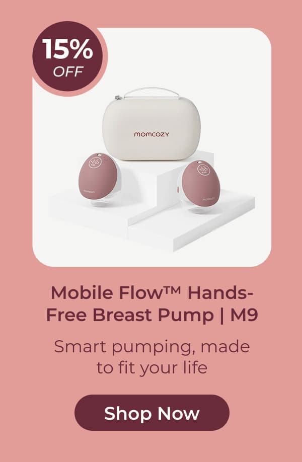 15% OFF Mobile Flow™ Hands-Free Breast Pump | M9 Smart pumping, made to fit your life Shop Now