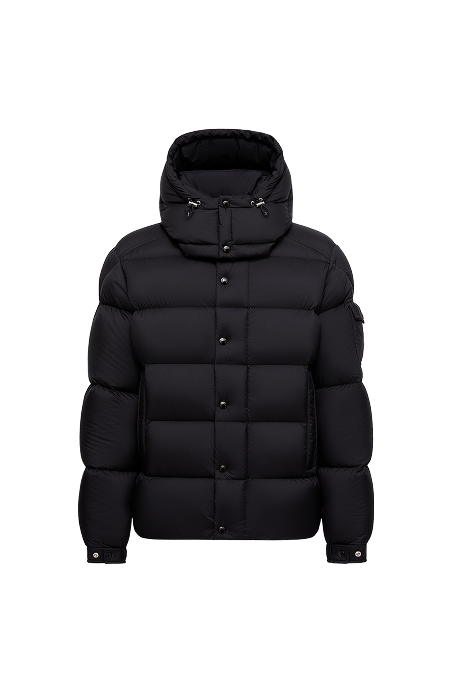 Moncler Maya 70 Hooded Short Down Jacket