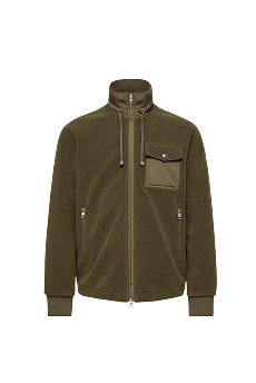 Padded Zip-Up Sweatshirt