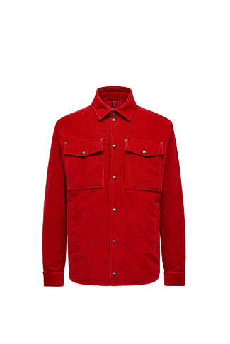 Ambroisie Corduroy Down Shirt Jacket