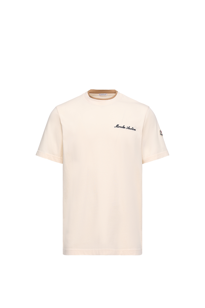 Embroidered Logo Cotton T-Shirt