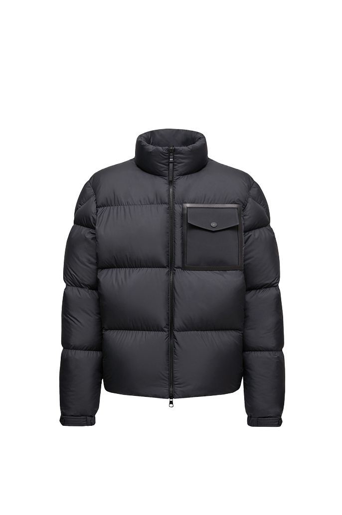 Chinon Square-Quilted Short Down Jacket