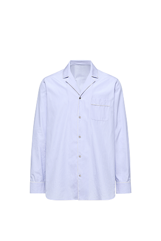 Fil-à-Fil Cotton Long Sleeve Shirt