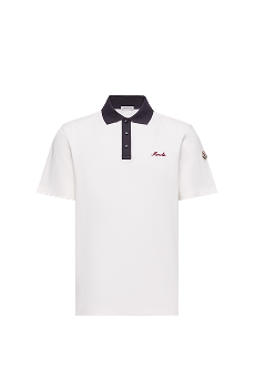 Embroidered Logo Cotton Piquet Polo Shirt