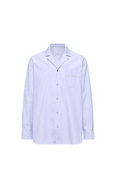 Fil-à-Fil Cotton Long Sleeve Shirt