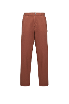Cargo Cotton Blend Gabardine Pants