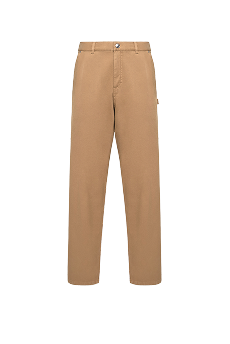 Cargo Cotton Blend Gabardine Pants