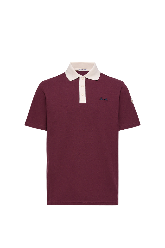 Embroidered Logo Cotton Piquet Polo Shirt