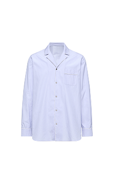Fil-à-Fil Cotton Long Sleeve Shirt