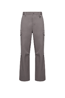Cargo Cotton Blend Gabardine Pants