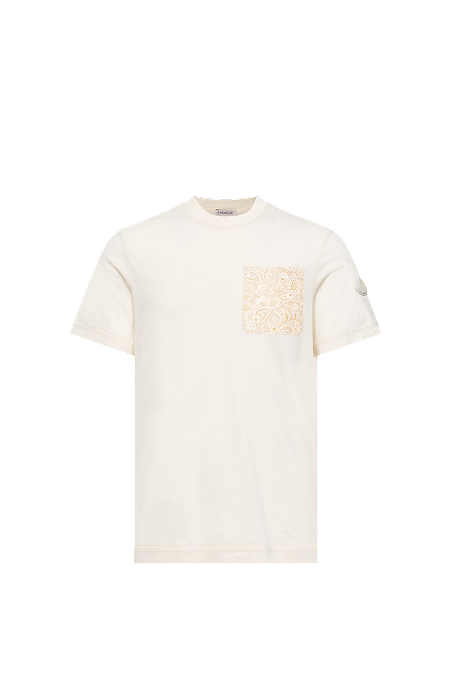 Paisley Print Cotton T-Shirt