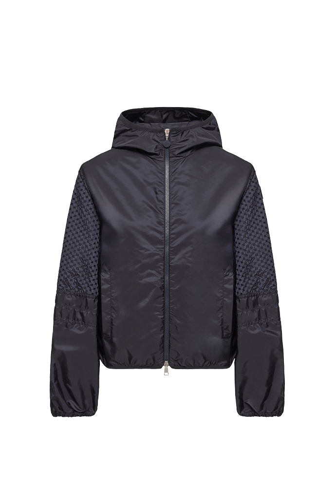 Zelkova San Gallo-Trimmed Hooded Rain Jacket