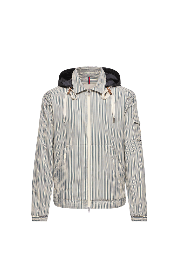 Havas Striped Poplin Shirt Jacket