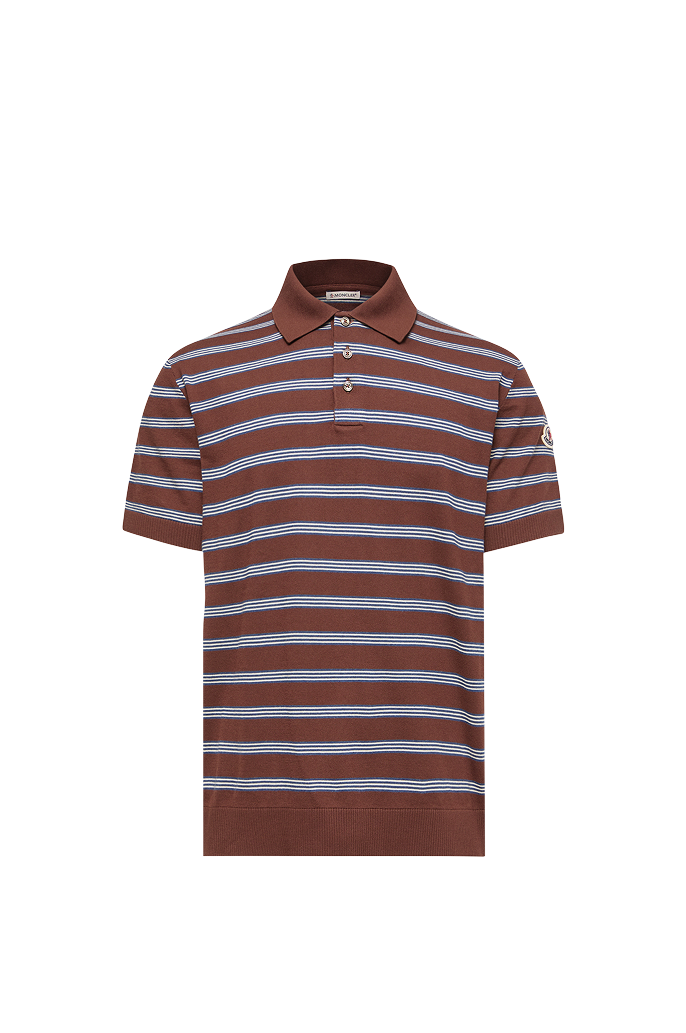 Striped Cotton Polo Shirt