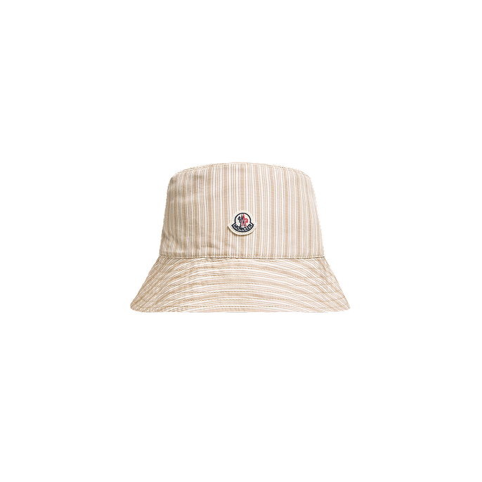 Reversible Striped Cotton Bucket hat
