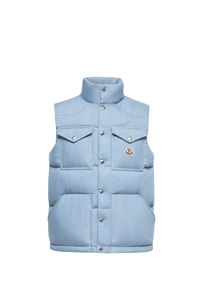 Ervional Denim Down Vest