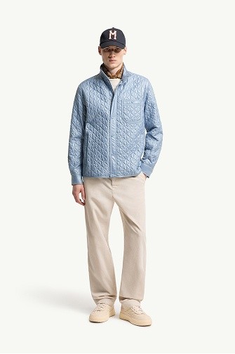 Cleorine Geometric-Quilted Padded Jacket