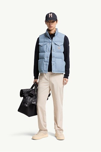 Ervional Denim Down Vest