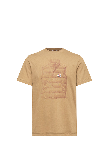 Down Jacket Print Cotton T-Shirt