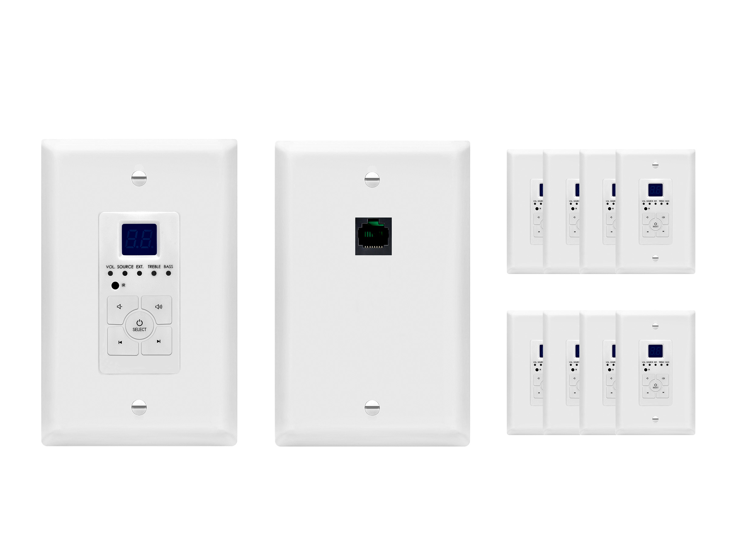 8 KEYPADS INCLUDED