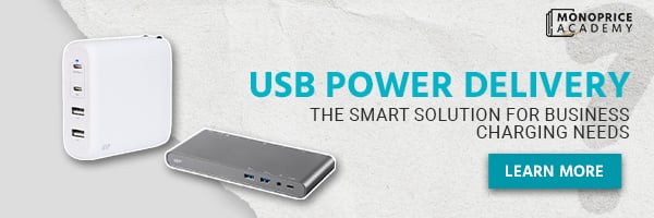 Monoprice Academy USB Power Delivery, The Smart Solution for Business Charging Needs, Learn More
